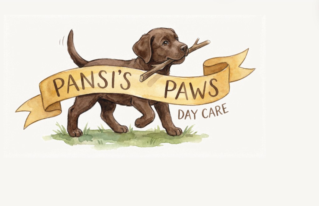 Pansi's Paw Home Daycare logo — boutique dog daycare Annandale Inner West Sydney
